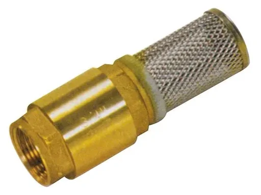 "Suction cup check valve with filter image"