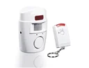 Wireless infrared alarm system with 2 remote controls