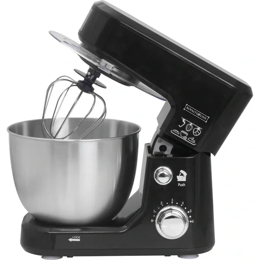 "Food Processor - 6 Speeds - Stainless Steel - 4 Liters - 1000W - Black image"