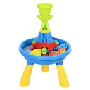 Children's sandpit table with 21-piece accessories