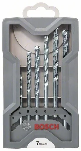 "Masonry drill bit set "CYL-1", 7 pieces image"