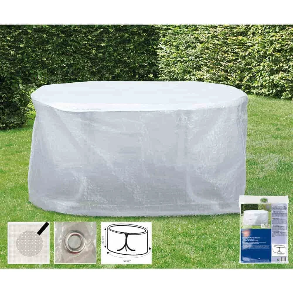 Clear Waterproof Table Cover 143x93x83cm