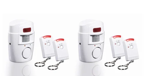 "Wireless infrared alarm system 2 for 1 value set image"