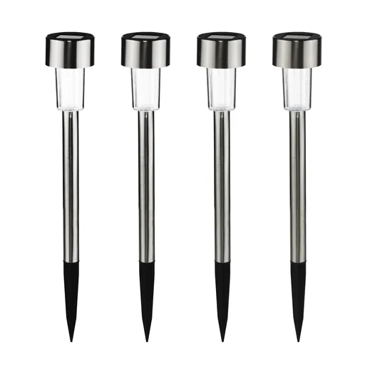 "Solar lamp with ground spike, set of 4 image"