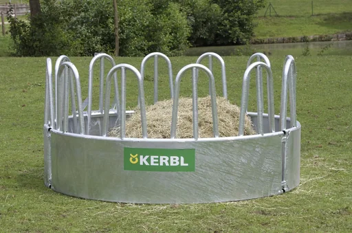 "Round hay rack with 12 feeding places image"