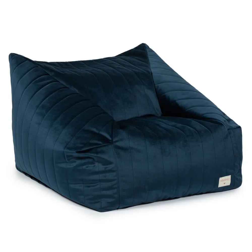 "Nobodinoz Bean Bag "Chelsea" including night blue image"