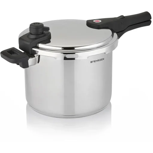 "Mehrzer Premium - Pressure Cooker - 24 cm - Stainless Steel - 8 Liters image"