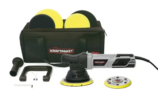 "Eccentric polishing machine - 900 watts - 15 mm stroke - in XXL set image"