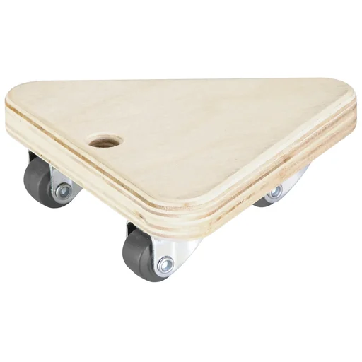 "Transport aid MM 1313, 14 x 14 x 14 x 4.5 mm, soft castors Ø 20 mm, multiplex board birch FSC®, load capacity 100 kg image"