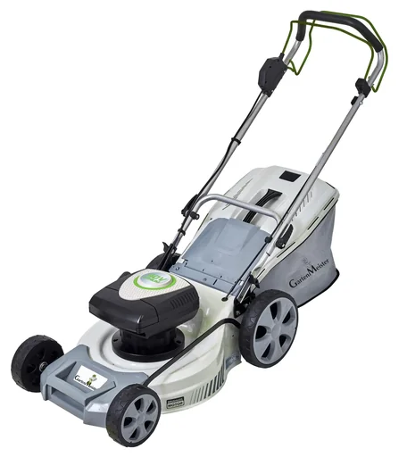 "Cordless lawn mower GM ARM 4046S cutting width 46 cm - including 2 batteries and charger. image"