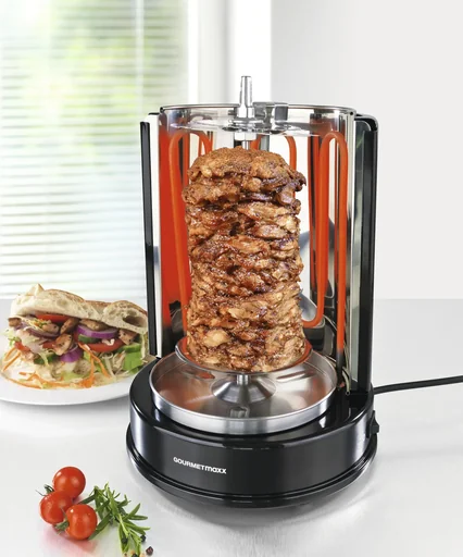 "Doner grill / spit grill / chicken grill 1400 watts image"