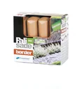 Bed edging BORDER, terracotta - 10 pieces, 2.5 m