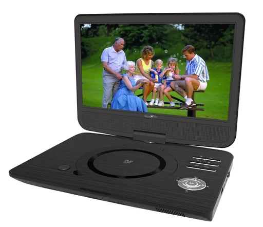 "Portable 10" LCD screen with DVD player image"