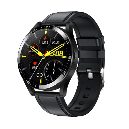"Bluetooth Smartwatch with heart rate, blood pressure and blood oxygen sensor, IPS display image"
