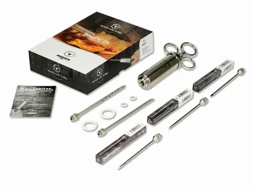 "BBQ syringe No.1 syringe with 5 needles image"