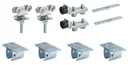 Sliding gate fitting type 10 for 1 m sliding gate for ceiling mounting