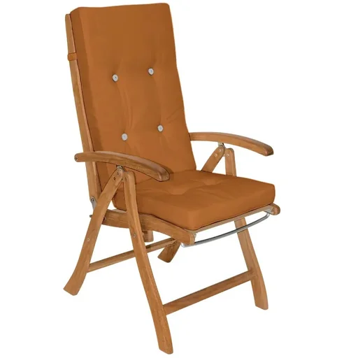 "Seat cover set of 6 terracotta for high-back chair Vanamo image"
