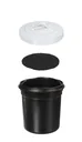 Bio waste bin, 4-part, 29 x 20 cm, 4 liters