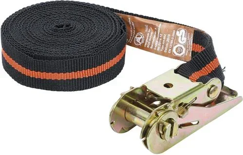 "Ratchet tensioning strap, 5 m x 25 mm image"