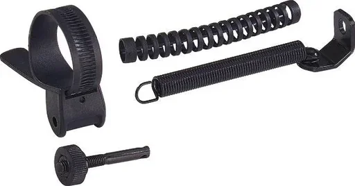 "Steering damper - stabilizes the front wheel of the bike image"