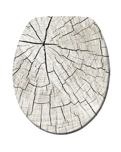 "Toilet seat "Wood" image"