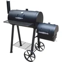 Charcoal Grill Smoker Edmonton 121x122x55cm Black