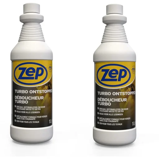 "ZEP Turbo Unblocker - 1 L x 2 pieces - Value Pack - 2 pieces image"
