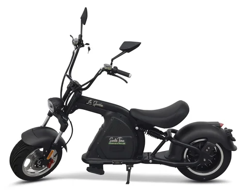 "La Spezia Plus electric scooter, 45 km/h, 2000 watts, 60V/30 Ah lithium-ion battery, black image"