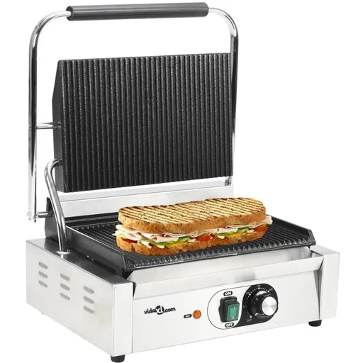 "Panini-Grill gerillt 2200 W 44x41x19 cm image"