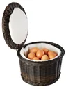Egg basket PROFI LINE" - Warming basket for approx. 20 eggs, with fabric lining