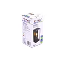VT-837 Wall Light - 1 Light - Aluminum - Black - IP44