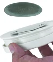Magnetic mounting for smoke detectors – self-adhesive, no drilling required!