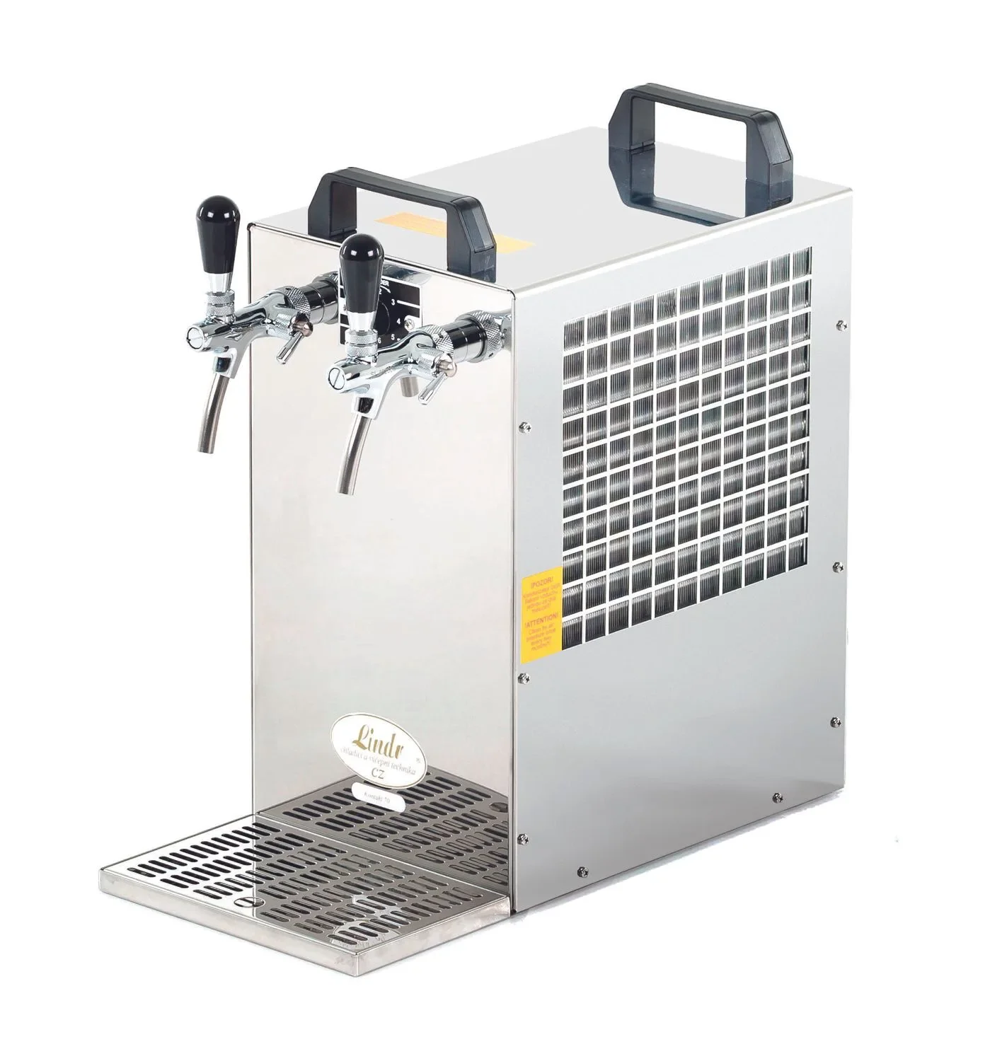 "Beer dispenser, beer machine, beer tap, beer cooler- Kontakt 70, 2 taps, 90 liters / h, Green Line image"