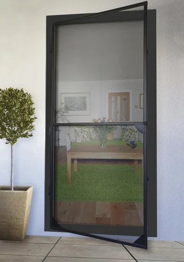 "Insect screen door Light 100 x 215 cm, anthracite image"