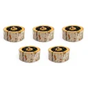 5 pieces Ecogrill size XL 24x24cm - ecological disposable grill / environmentally friendly disposable grill - single use