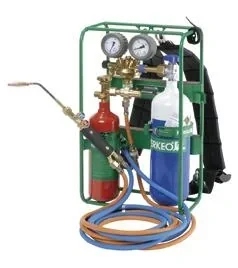"Soldering backpack, brazing device for propane-oxygen in a transport-safe carrying frame image"