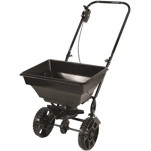 "Turfmaster pushes snow blowers up to 25 kg. Fertilizer spreaders and salt spreaders image"