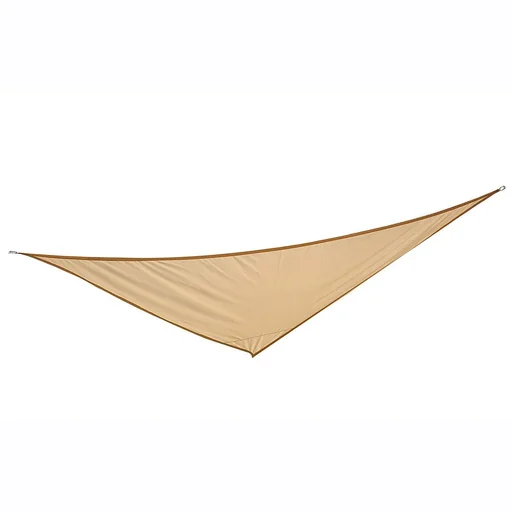 "Sun sail polyester triangles sand 5x5x5m - water-repellent image"