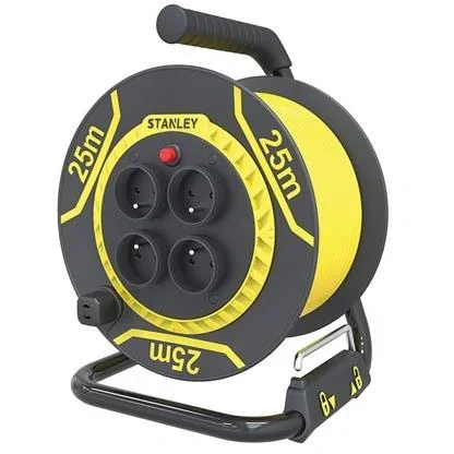 "PVC cable reel - 25 m - 3G1.5 - 4 sockets image"