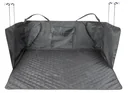 3-in-1 trunk mat with loading sill protection, black