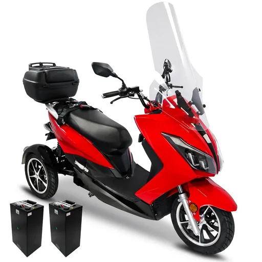"Maximus MX3-25 2 battery version 60V 32.5 Ah lithium battery, 1500W, 2 person approval with top case image"
