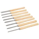 8-piece turning chisel set