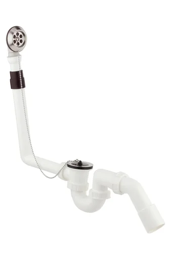"Bath drain and overflow fitting, 1 1/2" image"