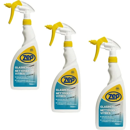 "Glass cleaner - 750 ml x 3 pieces - Promotional pack - 3 pieces image"