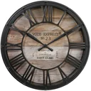 Vintage Clock - 90 cm - Metal - Black