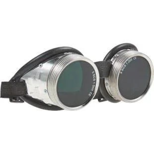 "Welding goggles with metal frame image"
