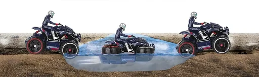 "RC Racequad 2,4GHz Red Bull - Amphibious Quadbike image"