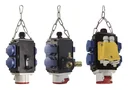Energy Cube II+ 4 sockets 230V, 1 CEE socket 16A, 400V, with compressed air connection