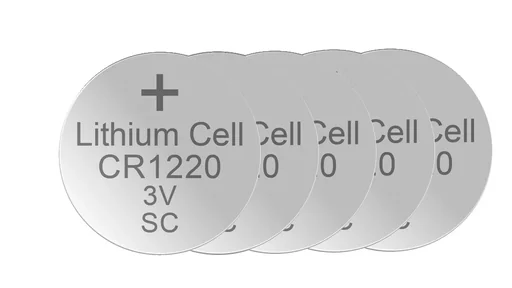 "Lithium button cell CR1220, 3 Volt - 5 pieces image"