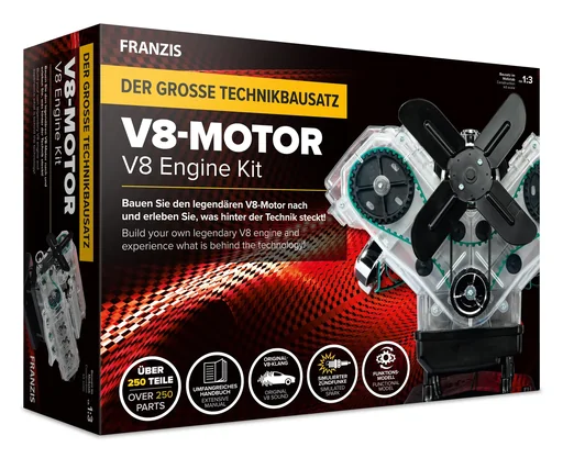 "The large V8 engine technology kit image"